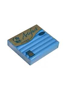 Набор для творчества Пластика (пластилин отверждаемый) брус 56гр, Голубой флуоресцентный F7690