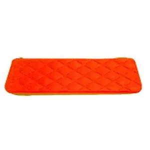 Пенал школьный Феникс+ Неоновый Коралловый без наполнения, 20*6см, силикон