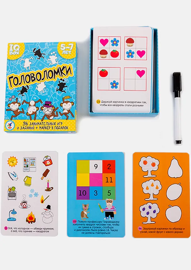 ИГР Набор IQ Box Головоломки. 5-7 лет 3565 2700730 — 3