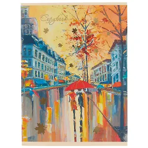 Тетрадь в клетку Unnika, "Графика. Прогулка под дождем", А4, 96 листов