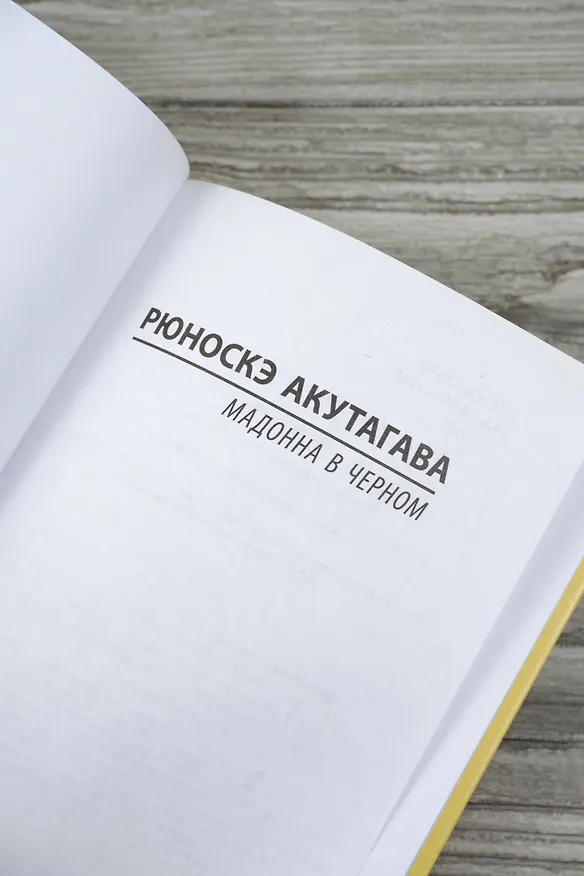 Книга Мадонна в черном (Рюноскэ Акутагава) — 8