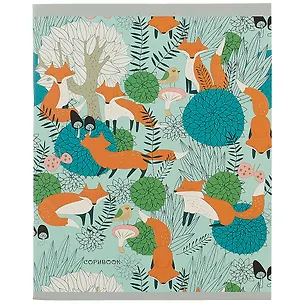 Тетрадь в клетку Unnika, "Лисье счастье", 48 листов, в ассортименте 251245