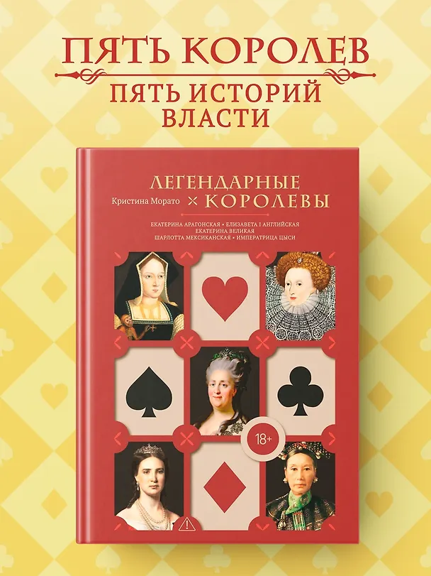 Книга Легендарные королевы. Екатерина Арагонская, Елизавета I Английская, Екатерина Великая, Шарлотта Мексиканская, императрица Цыси (Кристина Морато) — 5