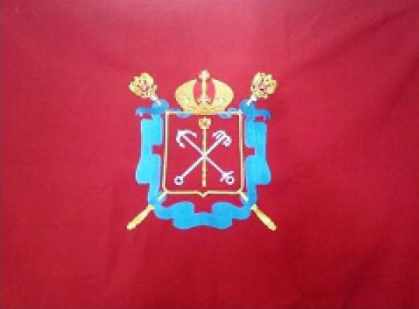 Сувенир, Флаг Санкт-Петербурга 75х120см 333918 — 1