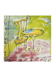 Набор д/творчества Салфетки д/декупажа 33*33см 20шт 3-х слойные Нарисованный натюрморт (AY-1204)