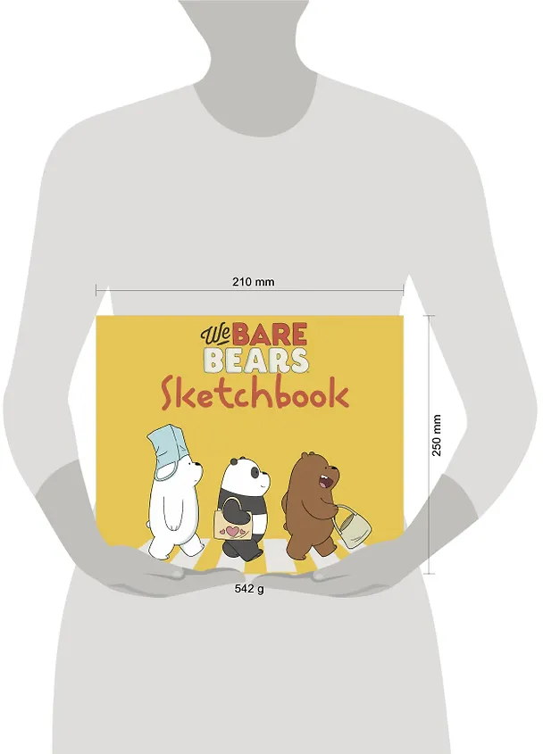 Скетчбук We bare bears (твердый переплет) (96 стр) 2843798 — 3