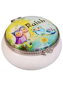 Сувенир, Таблетница Совушки 5*3см