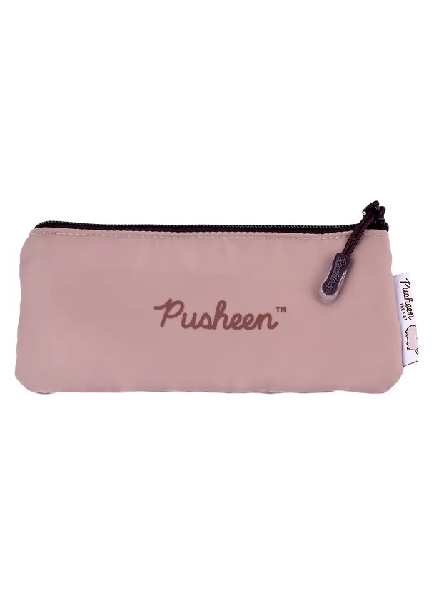 Пенал-косметичка "Pusheen" серый, полиэстер, молния 2980409 — 2