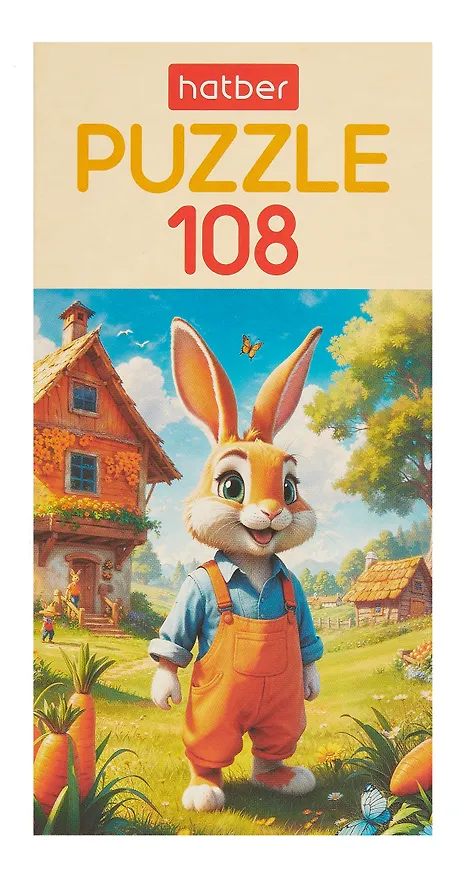Пазл 108 элементов  "Братец кролик" 210х300мм 3077232 — 2