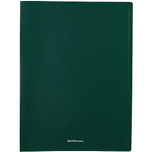 Папка-скоросшиватель А4 "Matt Classic" пластик, пружинн.механизм, зеленый, Erich Krause