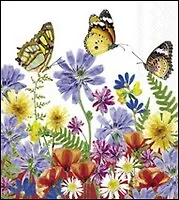 Набор салфеток для декупажа Прекрасные бабочки - 2 шт.