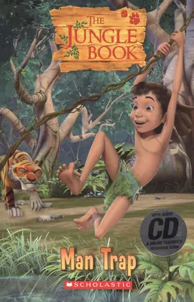 Popcorn Rdr: Lev 1: The Jungle Book: Man Trap with CD — 2522118 — 1