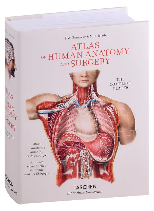 Книга Atlas of Human Anatomy and Surgery (Жан-Батист Марк Буржери) — 1