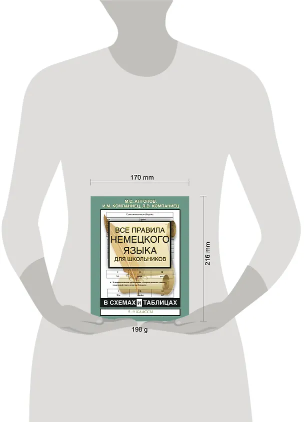 Книга Все правила немецкого языка для школьников в схемах и таблицах. 5-9 классы (Михаил Антонов) — 4