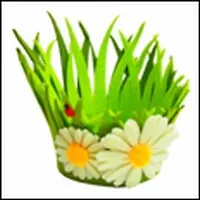 Корзина войлочная Ромашка 6018 круглая 1 (002538)