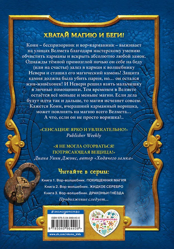 Книга Вор-волшебник. Похищенная магия (#1) (Сара Прайнис) — 2