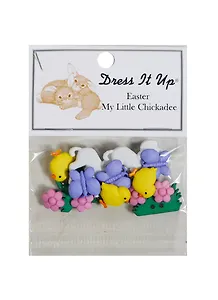 Набор пуговиц Assorted Easter Buttons-My Little Chickadee (1301) (упаковка)
