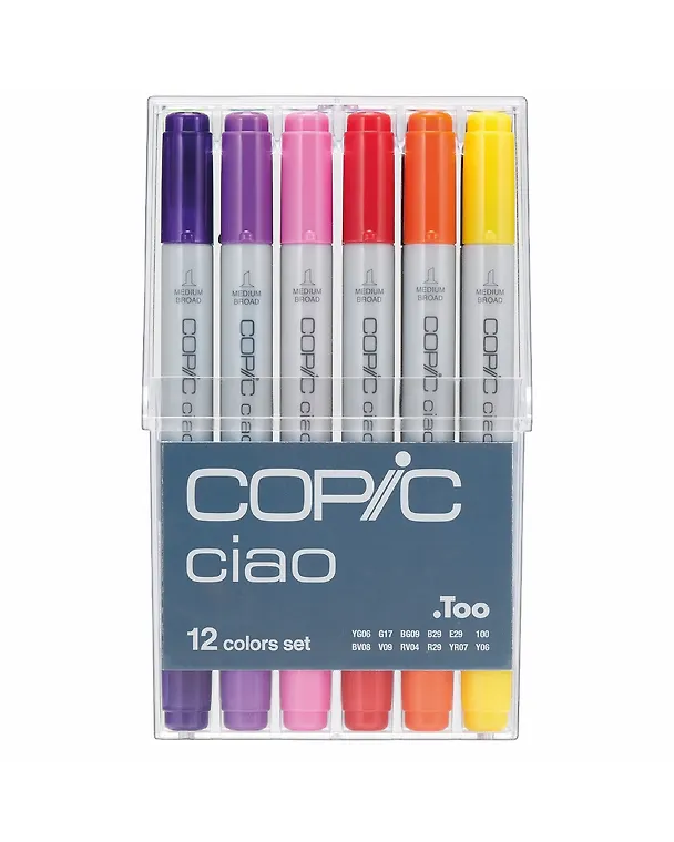 Набор маркеров Copic Ciao, 12 цветов 260005 — 8