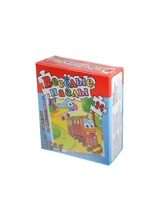 Веселые пазлы 24 эл. Транспорт (00912) (300х420мм) (3+) (коробка) 2414522