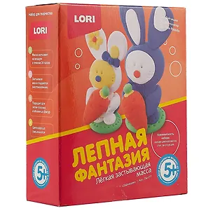 Набор для творчества LORI Лепная фантазия Зайчишки 2743077