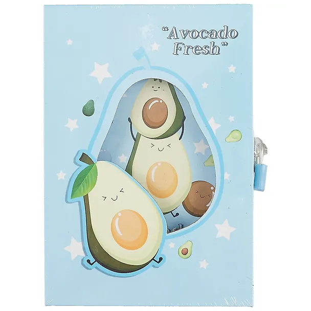 Записная книжка «Avocado» А6+, 50 листов, с замочком, в ассортименте 258394 — 7