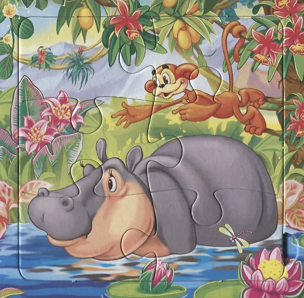 Книга Мама для мамонтенка (книга с 6 пазлами) () — 3