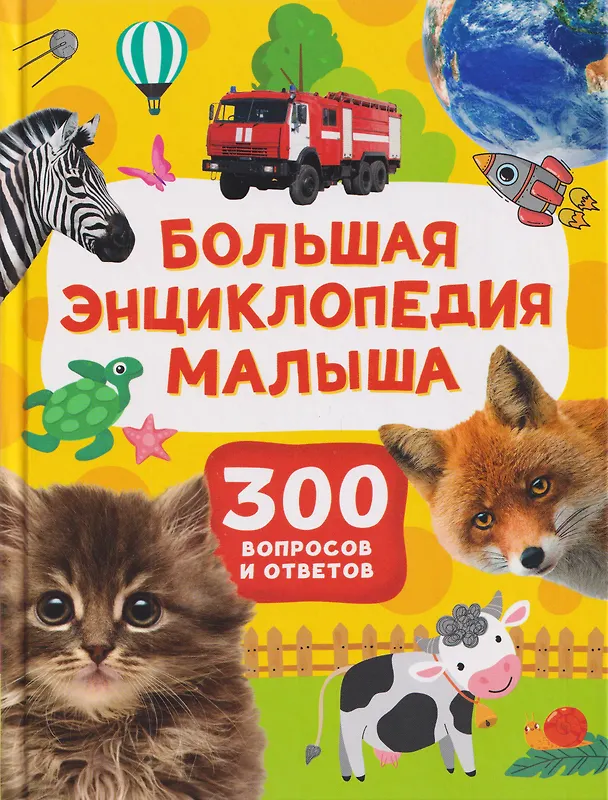 Книга Большая энциклопедия малыша. 300 вопросов и ответов (Лариса Клюшник) — 1