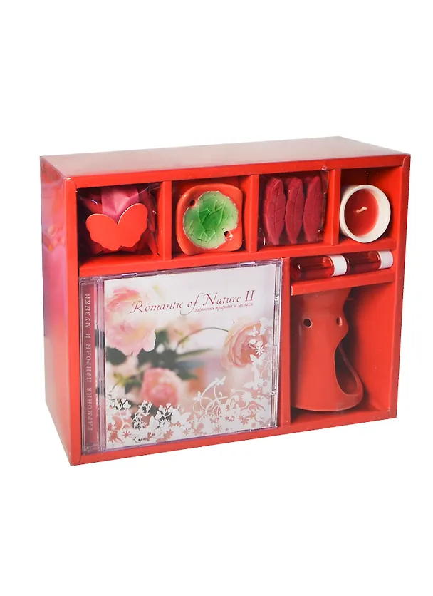 Набор ароматический подарочный с CD Романтика Клубника (25х20х8) (CD2R03) 2402239 — 1
