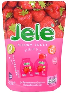 Мармеладное желе JELE CHEWY JELLY со вкусом клубники в саше (18г*6шт), 108г
