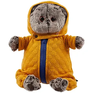 Игрушка мягкая Budi Basa, Басик в стеганом комбинезоне (22 см) (Ks22-164)