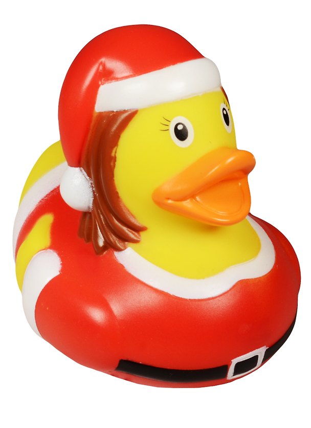 Игрушка для ванной, уточка резиновая FUNNY DUCKS "Уточка снегурочка" (1845) 2553069 — 1