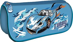 Пенал-косметичка 1отд. "Автоконцепты" 21*9*3,5, овальный, полиэстер, Limpopo