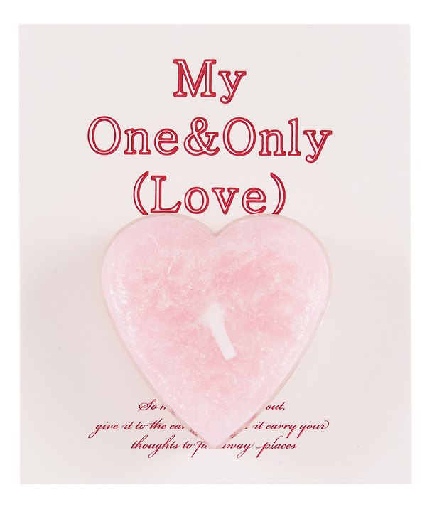 Чайная свеча на открытке Сердце My One and Only (12-Aidou-27) 3136744 — 1
