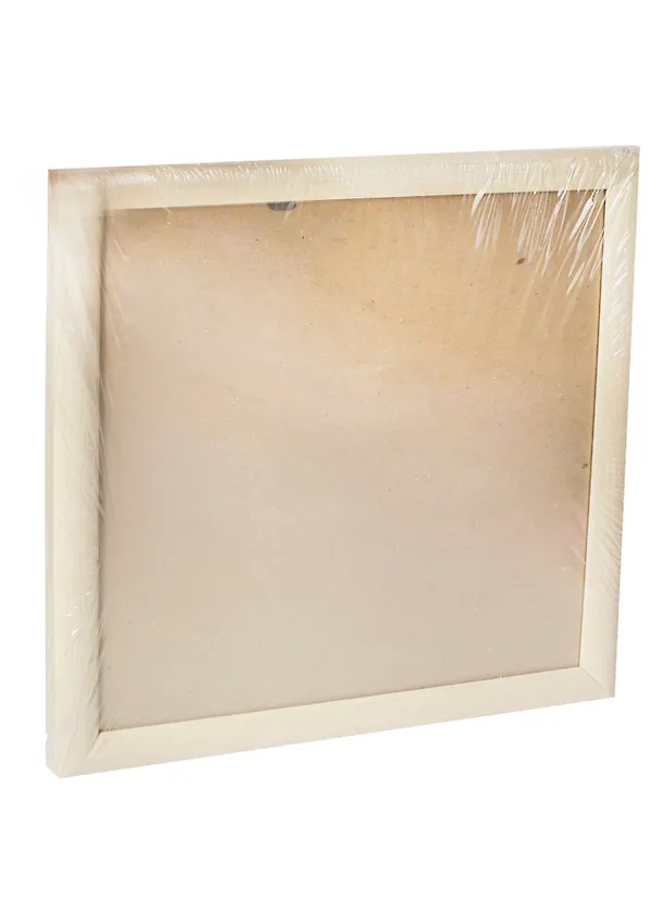 Рамка пластик 30*30 "Dominica" бежевая, 100 рамок 226612 — 1