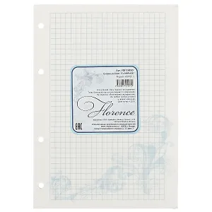 Сменный блок для тетради на кольцах «Florence», 100 листов
