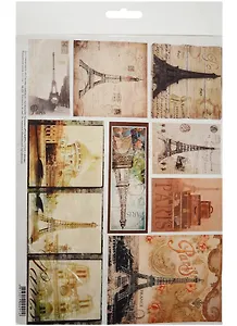 Декупажная карта Из Парижа с любовью (А4) (пл. 40г/м2) (Karal289) (упаковка)