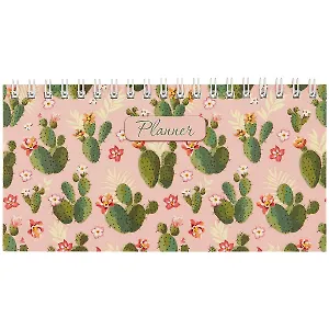 Карманный недатированный планинг «Кактусы», 64 листа