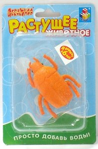 Растущее животное Жуки (Т53564) (6 вид.) (блистер)