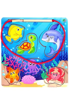 Игрушка, Развивающая игрушка: рамка-вкладка «Магнитная рыбалка 3» IG0019 332862