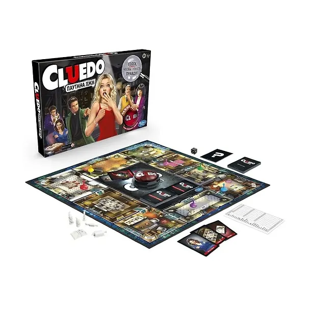 Настольная игра Hasbro  "Клуэдо. Cluedo Паутина лжи" 8+ 3115602 — 2