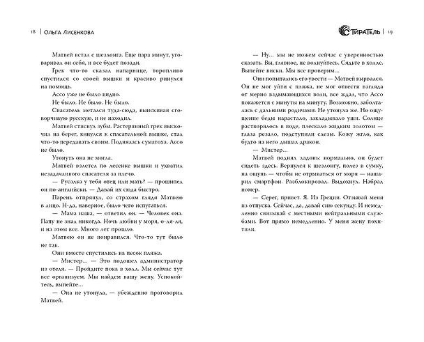 Книга Стиратель (Ольга Лисенкова) — 11