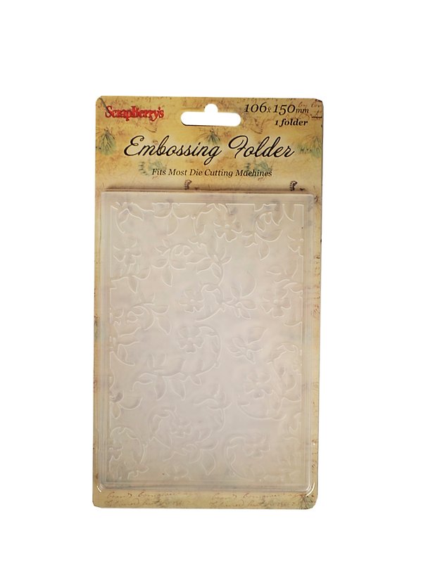 Форма для эмбоссирования Садовые Цветы (SCB20022742) (106х150мм) (ScrapBerry`s) (блистер) 2447981 — 1