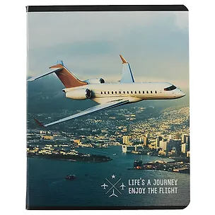 Тетрадь в клетку Academy Style, "Самолёты", 80 листов, в ассортименте 246899