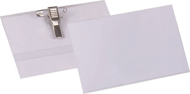 Бейдж с клипом iOffice, 110x80мм 323731 — 1