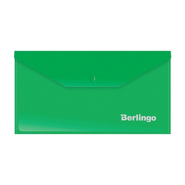 Папка -конверт С6 на кнопке, в ассортименте, Berlingo 230874 — 1