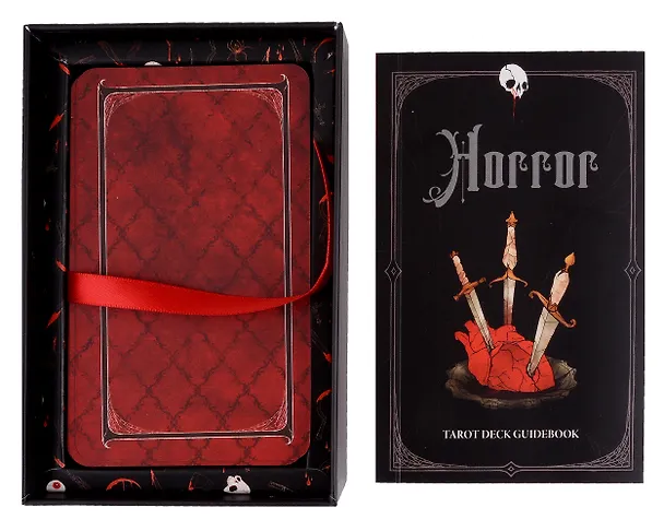 Книга Horror Tarot Deck: 78 cards and Guidebook (Минерва Сигел, Арья Гмиттер) — 2