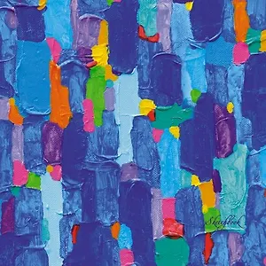 Скетчбук Эксмо А5, 80л. Лазурная палитра твердая обложка, без линовки, евроспираль