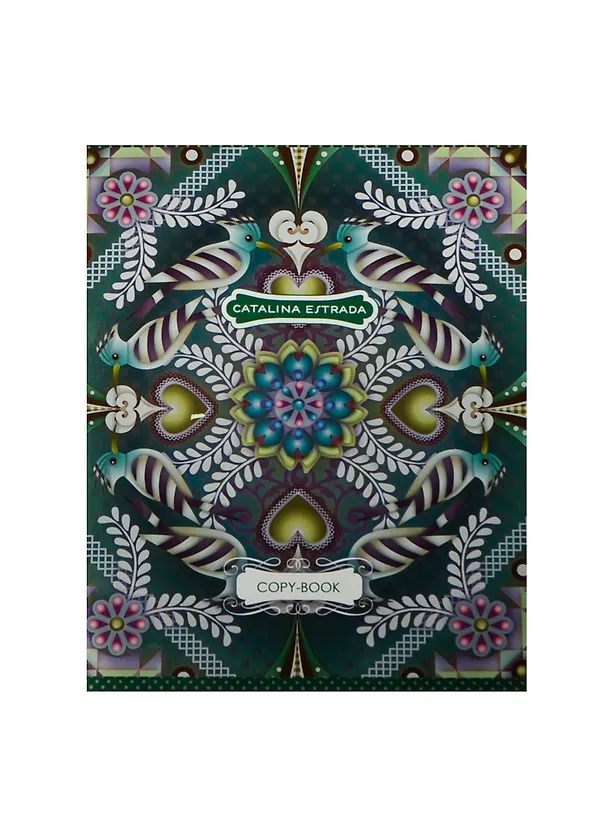 Тетрадь 96л кл. "Catalina Estrada" металлиз.плёнка, полн.УФ-лак, ассорти, Academy Style 232200 — 1