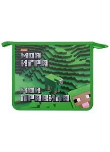 Папка для тетрадей "Пиксель", А4, на молнии