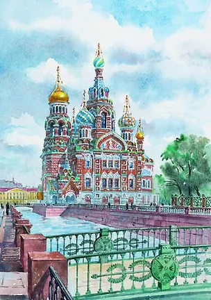 Постер Виды Санкт-Петербурга Спас-на-Крови (новый) Храм В.Х. м/ф ХА60-010 333932